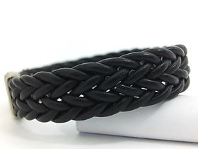 Foto de 00-1575 - PULSERA CUERO TRENZA 14MM