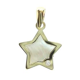 Foto de 51-16867 - COLGANTE ESTRELLA NÁCAR CIRCONITA 12MM 18K