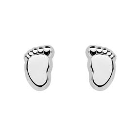 Foto de 05-2807B - PENDIENTES PIES 6X4MM O.B. 18K