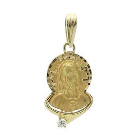 Foto de 00-1394 - COLGANTE CORAZÓN DE JESÚS CIRCONITA 22MM 18K