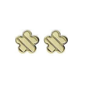 Foto de 62-1040 - PENDIENTES FLOR MATE-BRILLO 5.5MM 18K