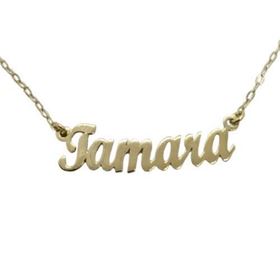 Foto de 55-G6 - GARGANTILLA NOMBRE LETRA INGLESA 6 LETRAS 44CM 18K