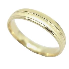 Foto de 10-351-1041-14 - ALIANZA BANDAS MATE 4MM CONFORT 18K