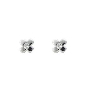 Foto de 72-2249B - PENDIENTES 'NETO' FLOR BRILLANTE 4MM O.B.