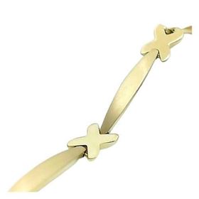 Foto de 10-139-2186A - PULSERA MATE-BRILLO 5MM 19CM (5,13gr) 18K