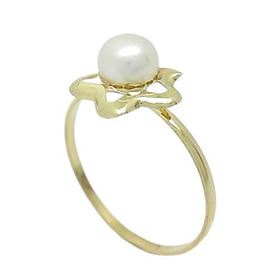 Foto de 05-2081S - SORTIJA ESTRELLA-PERLA 10MM 18K