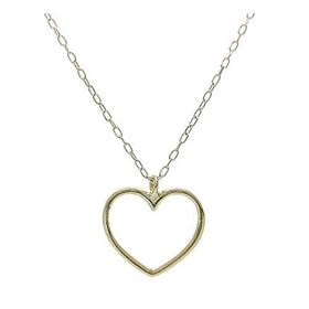 Foto de 10-17-3326G - GARGANTILLA CORAZÓN 12MM 45CM (ANILLA A 4CM) 18K