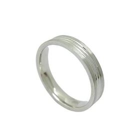 Foto de 10-939-097 - ALIANZA PLATA MATE Y BRILLO 4MM CONFORT