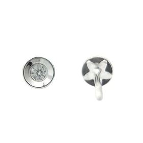 Foto de 51-1613B - PENDIENTES CIRCONITA 3MM O.B. 18K