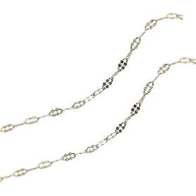 Foto de 04-134-50 - CADENA LAPIDADA 1.25MM 50CM (1,05gr) 18K