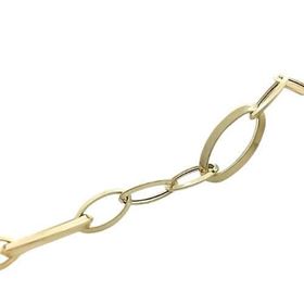 Foto de 04-637 - PULSERA COMBINADA 9MM 19.5CM (3,86gr) 18K