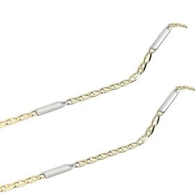 Foto de 04-486-50 - CADENA BICOLOR COMBINADA 2MMX50CM (5,42gr) 18K