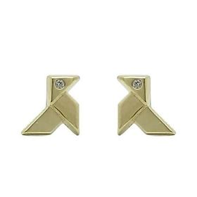 Foto de 51-2001561 - PENDIENTES PAJARITA CIRCONITA 6X6MM 18K