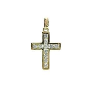 Foto de 13-7581 - CRUZ CIRCONITA GARRAS 15X11MM 18K