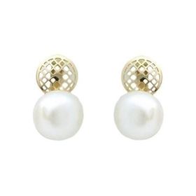 Foto de 51-1252605 - PENDIENTES TÚ Y YO PERLA 7MM 13MM CATALÁN 18K