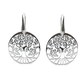 Foto de 35-43410 - PENDIENTES PLATA ÁRBOL DE LA VIDA 30MM 46MM