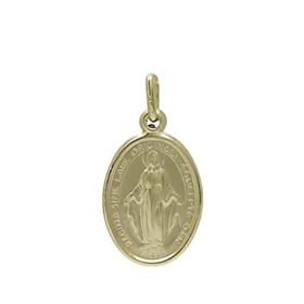 Foto de 10-70-538 - MEDALLA MILAGROSA OVAL 12X16MM 18K