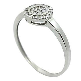 Foto de 13-6757BS - SORTIJA CIRCONITA 7MM O.B. 18K