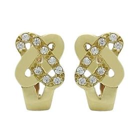 Foto de 13-5957P - PENDIENTES CIRCONITA 12MM CATALÁN 18K