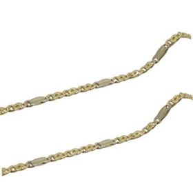 Foto de 04-660-60 - CADENA MACIZA BICOLOR 3.5MMX60CM (20,28gr) 18K