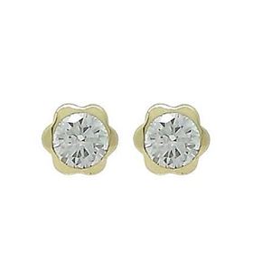 Foto de 51-200060 - PENDIENTES CHATÓN MARGARITA 6MM 18K
