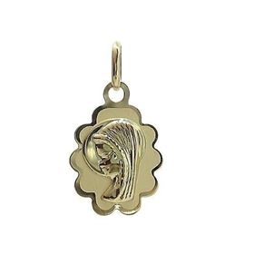 Foto de 10-152-192 - MEDALLA VIRGEN NIÑA 15X12MM 18K