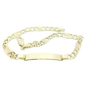 Foto de 04-038020 - PULSERA PLACA VALENTINO 4.5MM (PLACA 5X25MM) 19CM (4,65gr) 18K