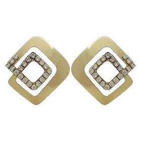 Foto de 70-805 - PENDIENTES CIRCONITA 15X14MM OMEGA 18K