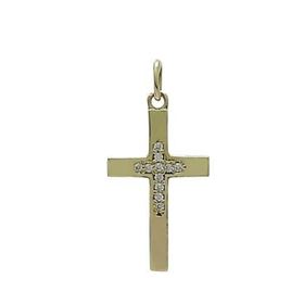Foto de 40-7604 - CRUZ CIRCONITA 18X12MM 18K