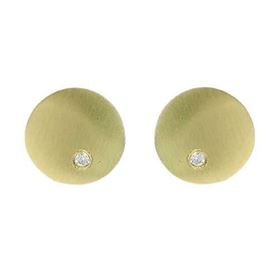 Foto de 10-611-040 - PENDIENTES REDONDOS MATE CIRCONITA 8MM 18K