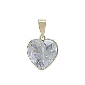 Foto de 05-CC12X12 - COLGANTE CORAZÓN CIRCONITA 12X12MM 18K