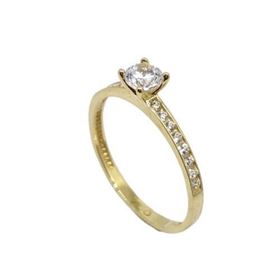 Foto de 44-3035S - SORTIJA CIRCONITA 4MM 18K