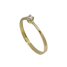 Foto de 40-6821S - SORTIJA CIRCONITA 3MM 18K