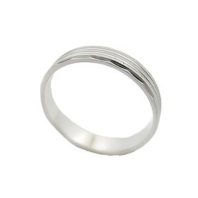 Foto de 10-351-266-22 - ALIANZA RAYADA 4MM O.B. 18K
