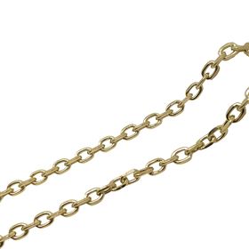Foto de 04-038054-60 - CADENA ROLÓ FACETADA 3.8MM 60CM (10,20gr) 18K