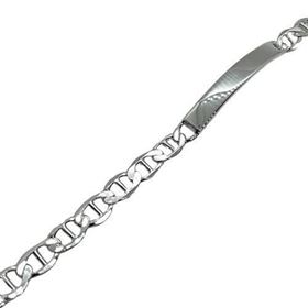 Foto de 20-GRP150 - PULSERA PLATA PLACA 40X6.6MM 7.15MM 19.5CM