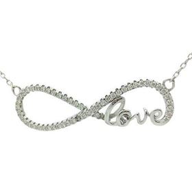 Foto de 44-AG00047 - GARGANTILLA PLATA INFINITO 'LOVE' CIRCONITA 35MM