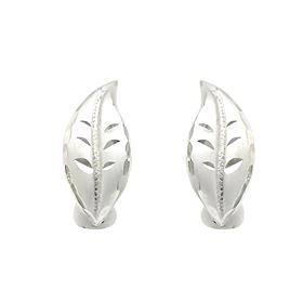 Foto de 05-AG1351 - PENDIENTES PLATA HOJA CATALÁN 14X6MM 18K