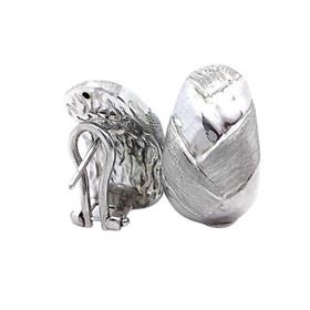 Foto de 36-1094 - PENDIENTES PLATA MATE-BRILLO OMEGA 22X13MM
