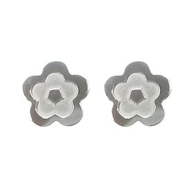 Foto de 00-AG1482 - PENDIENTES PLATA FLOR 11MM