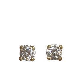 Foto de 05-2541 - PENDIENTES CIRCONITA GARRAS 3MM 18K