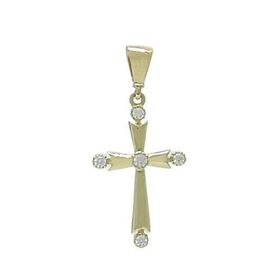Foto de 10-636-10028 - CRUZ CIRCONITA 20X13MM 18K