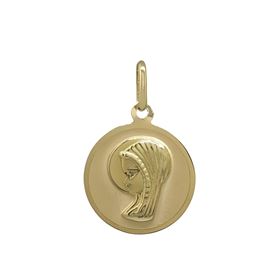 Foto de 10-152-182 - MEDALLA VIRGEN NIÑA 14MM 18K