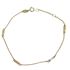 Foto de 28-207542 - PULSERA TRICOLOR LAPIDADA 2.15MM 19CM (ANILLA A 2CM) 18K