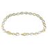 Foto de 44-007 - PULSERA BICOLOR LAPIDADA 4MM 18CM (3,34gr) 18K