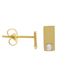 Foto de 99-801 - PENDIENTES RECTANGULAR CIRCONITA 5X2MM 18K