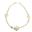 Foto de 45-0238 - PULSERA TRES FLORES 10MM Y TRES CIRCONITAS 4MM 19CM ANILLA A 2.5CM (2,05gr) 18K