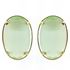 Foto de 71-4496PV - PENDIENTES PIEDRA VERDE 17X12MM