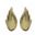 Foto de 61-30013 - PENDIENTES HOJA CATALÁN 15X8MM 18K