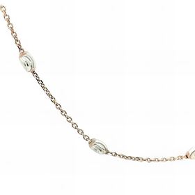 Foto de 20-R35CG - GARGANTILLA PLATA COBRE PEPITAS LAPIDADAS 3MMX50CM